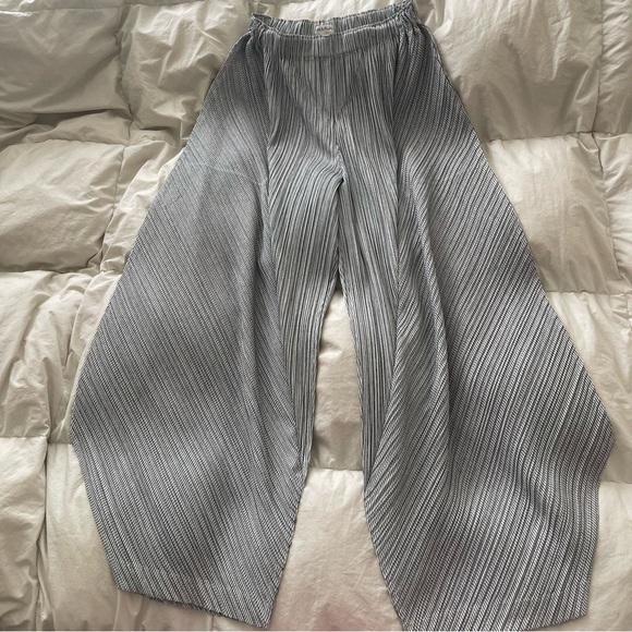 ISSEY MIYAKE PLEATS PLEASE PLISSE STRIPED PANT - Picture 2 of 13